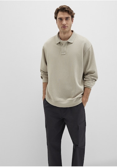 Mavi - Bej Polo Sweatshirt 0s10323-70146 Bej