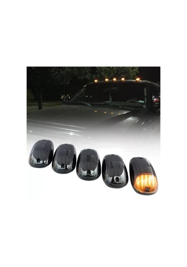 Xuweiwei 5pcs Led Lights Amber Yellow Ici Dis Aydinlatma Oda Elektrik Tesisati Pilsiz