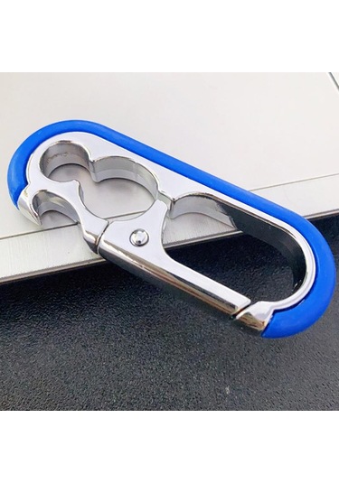 Siyah Yaratıcı Çok Fonksiyonlu Araba Anahtarlık Taşınabilir Şarap Şişesi Konserve Açacağ Erkekler Metal Açacak & Tirbuşon 56621918 Siyah