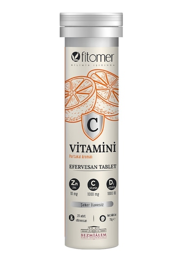 Fitomer C Vitamin D Ve Çinko 20 Efervesan Tablet