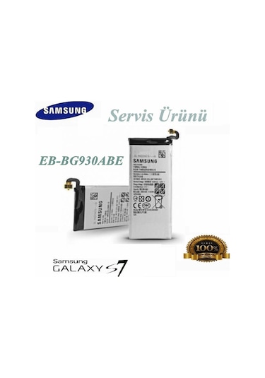 Samsung Uyumlu Galaxy S7 Batarya 3000Mah Eb-Bg930Abe G9300 G930