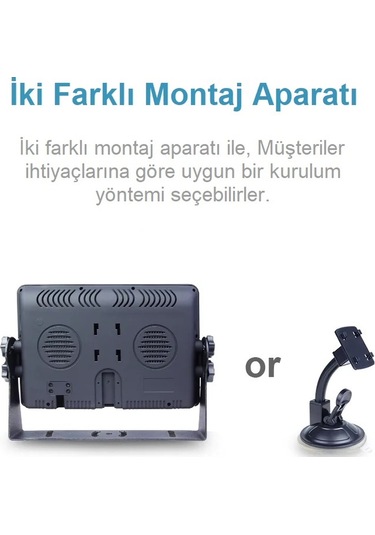 Betoptek Btm710 Ticari Araç Ekranlı 3 Lü Kamera Sistemi