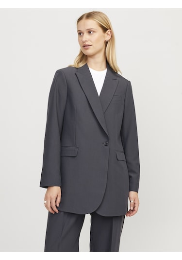 Jack & Jones Kadın Kruvaze Ceket - Mary - 12200590 Asphalt