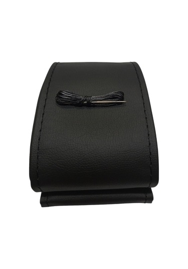 Seat İbiza 1993-2002 Uyumlu Direksiyon Kılıfı Dikmeli Siyah Deri / Siyah Dikişli