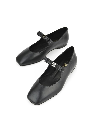 Ziya, Kadın Hakiki Deri Babet 1531054z3441 Siyah 1531054z3441 000 Siyah