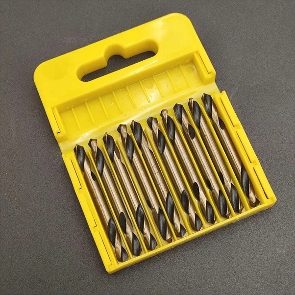 Trendooze 10 Adet Kobalt Metal Matkap Ucu 4 5mm Çift Uçlu, Yüksek Hız Çelik