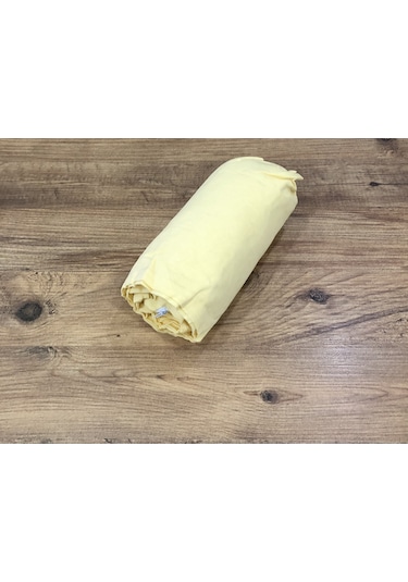 Tek Kişilik Lastikli Fitted Çarşaf Seti 100 X 200 Sarı