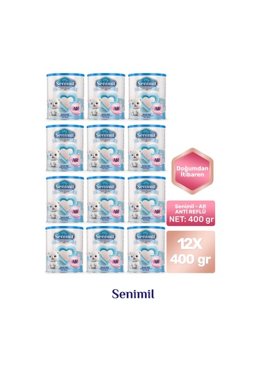 Senimil-Ar Bebek Sütü 400 Gr 12 Li Avantaj Paketi
