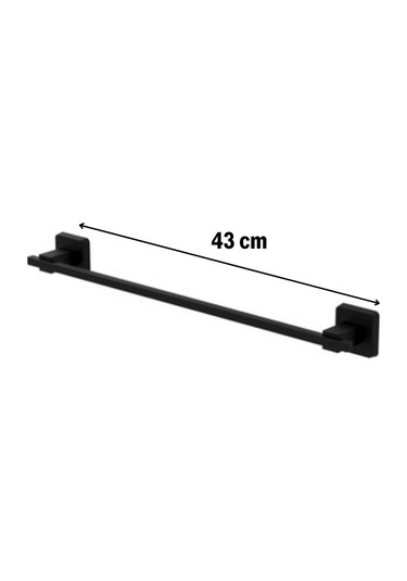 Mcg Kendiliğinden Yapışkanlı Siyah Çubuk Havluluk Çok renkli