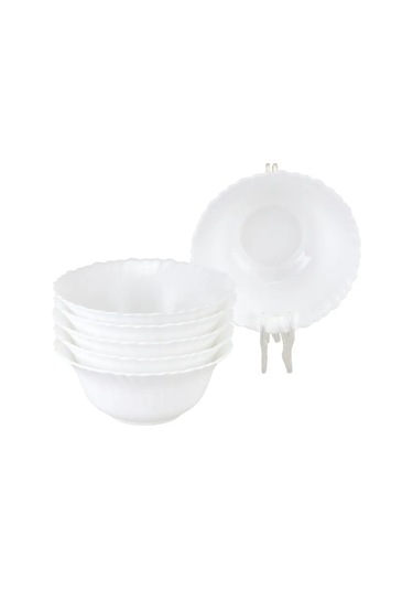 Prıma Collectıon 15cm Salata Kaseleri 6'lı La Dame Blanche 316084734 Beyaz