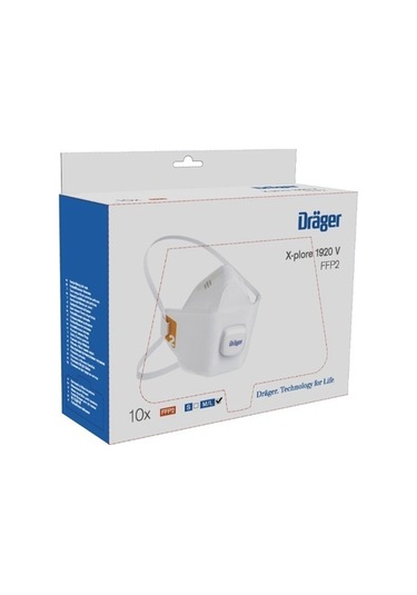 Drager 1920V Comfort&Fit 10Adet N95 Maske Ffp2 Yüksek Kalite