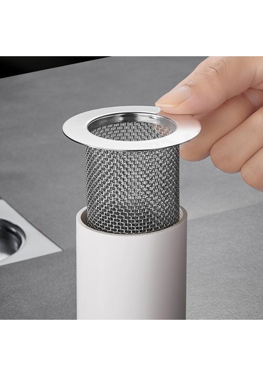 Suntek Yer Sifonu Filtresi Paslanmaz Çelik 34mm-53mm-sığdır Gümüş Diğer