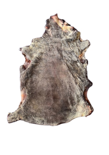 Gerçek Koyun Postu Kısa Tüylü Kahve Sarı 100x70 Cm