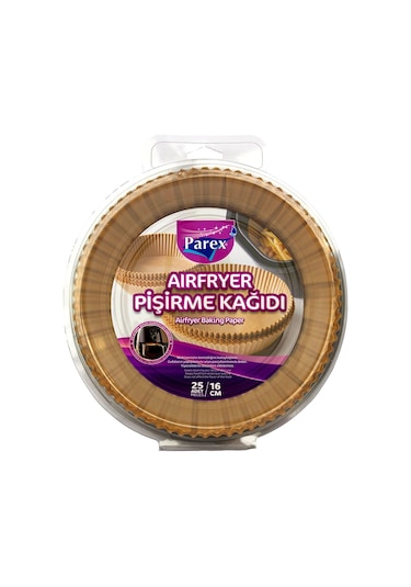 Parex Airfryer Pişirme Kağıdı Hava Fritözü Airfryer Firitözü Airfryer Yağsız Firitöz 25 Adet