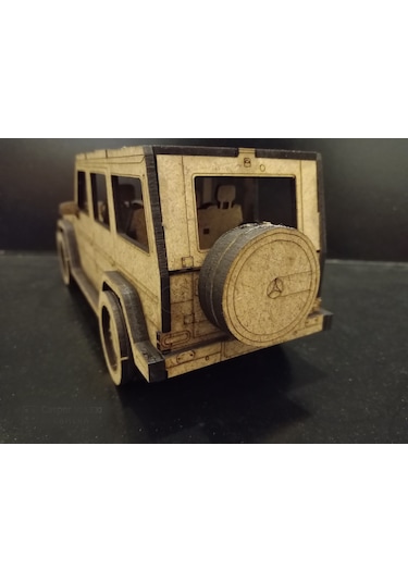 TLR hobi 3d Mercedes G63 Ahşap Araba Maketi