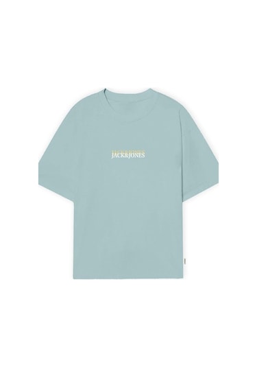 Jack & jones Jorlafayette Emb Tee Ss Crew Neck12251768 A.gri 001