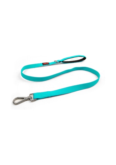 Kedi Köpek Sevk & Gezdirme Kayışı TURKUAZ M 130 x 2cm