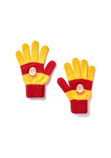 Gsstore Galatasaray Çocuk Eldiven C252204 Sarı - Kırmızı