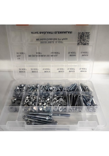 Ayaz M6 Imbus Civata Seti 371 Parça Dın 912 Alyan Dolu Dolu Set