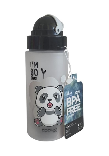 Gıpta I'm So Cool Tritan Pipetli 500 Ml Matara Bpa Free 24'lü Stand Çok Renkli