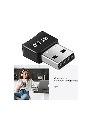 Wireless Bluetooth Adapter 3mbps Bluetooth Dongle Bt 5.0 For Laptop Headsets