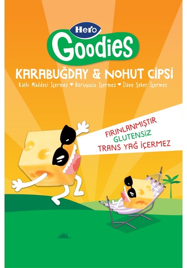 Hero Goodies Peynirli Sağlıklı Cips 30g X8