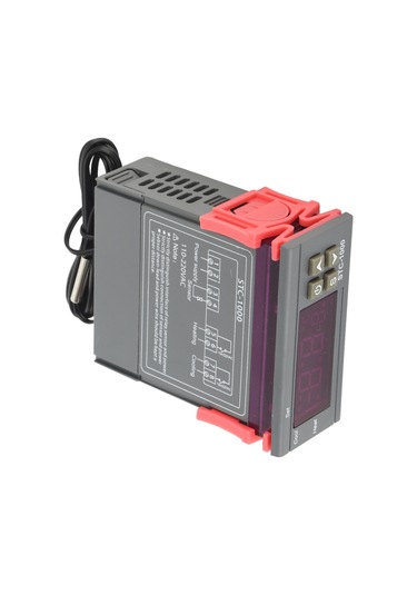 Vkemall Stc-1000 Dijital Sıcaklık Kontrol Cihazı: Soğutma-ısıtma Modu, Kalibrasyon, Alarm Ve Ntc Sensörlü 10a 110-220v