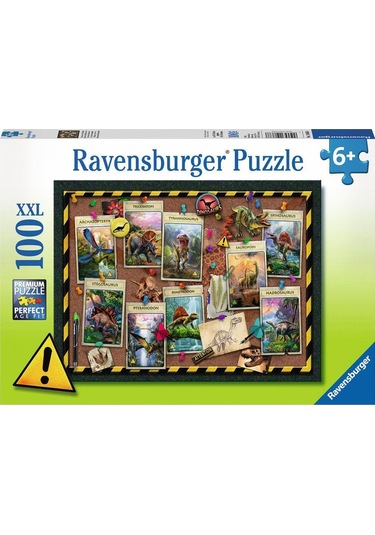 Ravensburger Puzzle 100 Parça Dinosaurs 108680