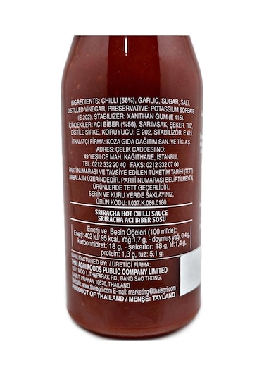 Uni-Eagle Sriracha Acı Biber Sosu 475 G