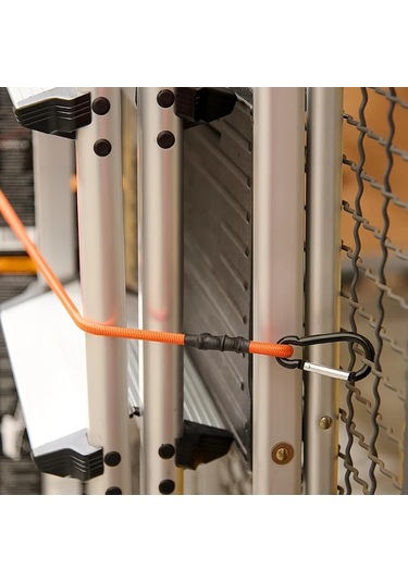 Willowhaven 2 Adet Ağır Hizmet Karabinalı Vinil Metal Bağ Kurmalı Çekme Lastiği 122 Lb