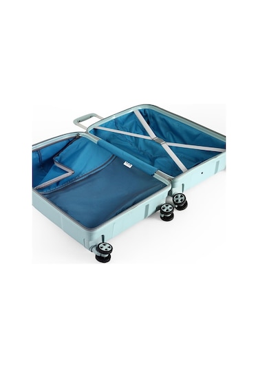 Ççs 5264 Polipropilen Büyük Boy Valiz Mavi