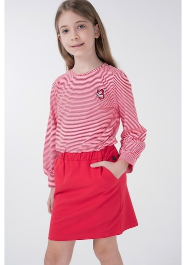 Brz Kids Kız Çocuk Kırmızı Elbise Kırmızı