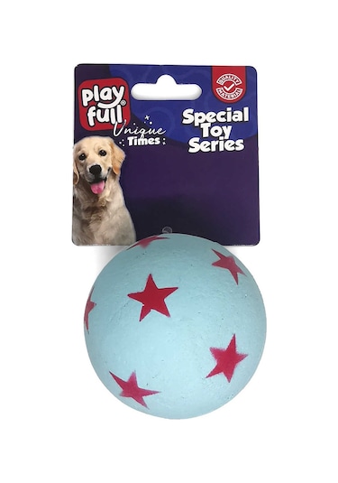 Playfull Köpek Oyun Topu Yıldızlı 6.3 Cm