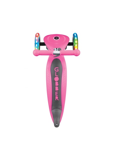 Globber Primo Katlanabilir Lıghts - Çocuklar Için 3 Tekerlekli Işıklı Scooter-Pembe