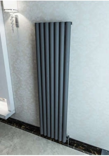Warma Ula Dikey Alüminyum Radyatör 485x1800 Pütürlü Antrasit 7946