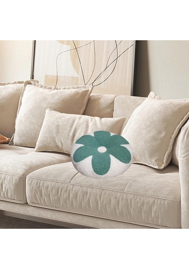 Suntek Meditasyon Yastığı 17.7inch Yoga Için Mat Koyu-yeşil Koyu Yeşil