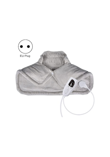 Sırt  Ve Boyunda Elektrikli Isıtmalı Termal Şal Beyaz