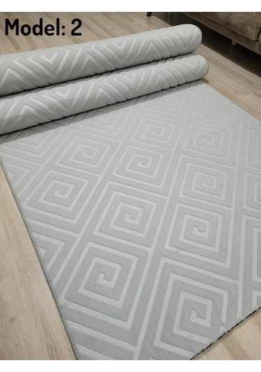 Arbese Premium Halı Yolluk Oturma Odası, Mutfak, Antre Ve Koridor Halısı Gri Arbs2bnyn