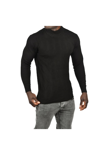 Deepsea Erkek Siyah Dar Kesim Baklava Desenli Yarım Boğazlı Yaka Triko Yarım Balıkçı Yaka Kazak 2505506 Siyah Deepsea Erkek Siyah Dar Kesim Baklava Desenli Yarım Boğazlı Yaka Triko Yarım Balıkçı Yaka Kazak 2505506 Siyah