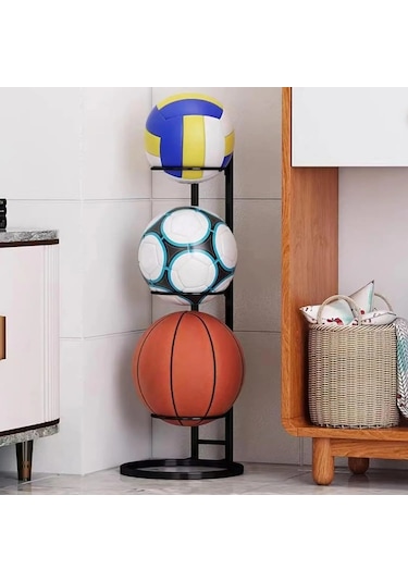 Treasure Kapalı Çocuk Basketbol Depolama Raf Koymak Top Futbol