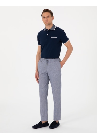 Pierre Cardin Erkek Lacivert Tişört 50307562-vr033 Lacivert