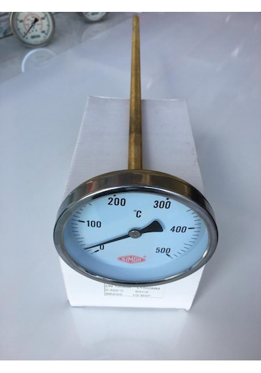 Simga 100 MM 500 Derecelik Taş Fırın Termometresi 50 Cm Boylu