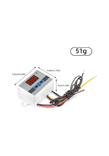 Komponentci Xh-w3001 220v Ac Dijital Termostat 1500w