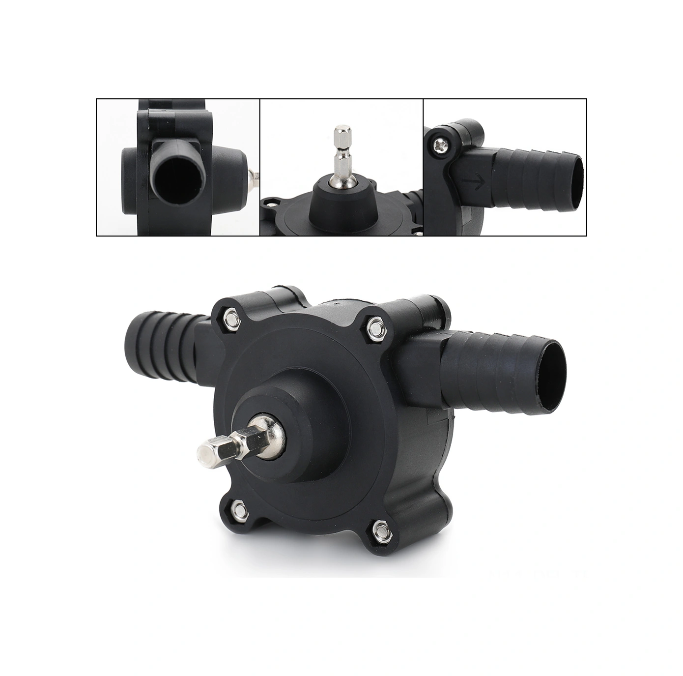 Dofolink Drill Chuck Uyumlu Akıllı Su Pompası - Ev Ve Taşınabilir Kullanım, Yüksek Debi, Otomatik Emme Özelliği, Çeşitli Sıvıları Taşıma