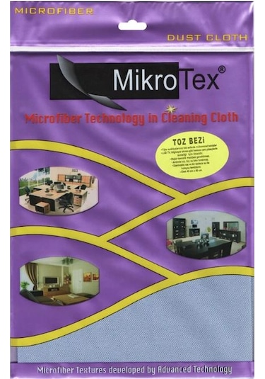 Mikrotex Mikrofiber Toz Bezi 12 Adet Mavi 40 x 40 CM