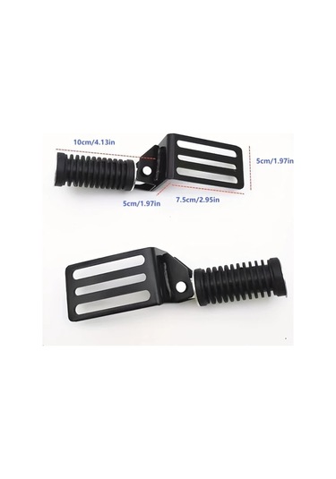 Dashanshop Siyah Evrensel Katlanır Abs Motosiklet Ayaklığı Dayanıklı Metal Yapı