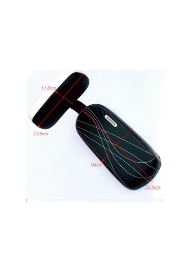 Valkyrie Çocuk Ve Yetişkin İçin Bisiklet Arka Koltuğu, Sele Sırtlıklı Yumuşak Minder Bagaj Koltuğu Mavi