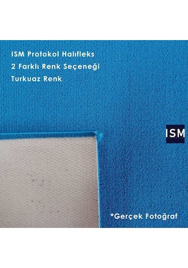 Ism - Protokol Halısı - Kırmızı - Turkuaz Renk Seçenekleri