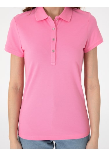 Pierre Cardin Kadın Pembe Tişört 50305776-vr041 Pembe