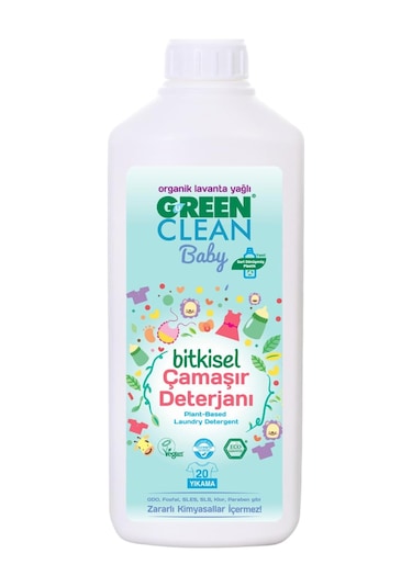 U Green Clean Baby Bitkisel Çamaşır Deterjanı 1000ml